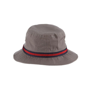 Dorfman Weather Man Water Repellent Poplin Bucket Hat in #color_