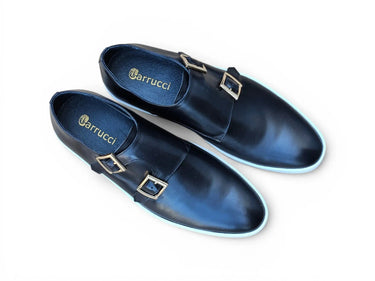 Double Monk Strap Leather Sneaker