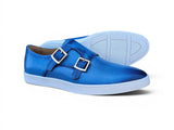 Double Monk Strap Leather Sneaker