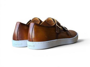 Double Monk Strap Leather Sneaker