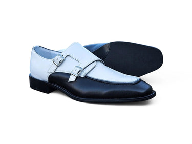 Carrucci Shoes Double Monk Two Tone Loafer