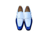 Carrucci Shoes Double Monk Two Tone Loafer