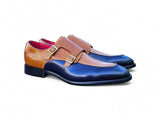 Navy/Cognac