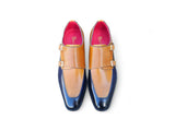 Carrucci Shoes Double Monk Two Tone Loafer