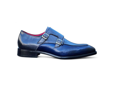 Carrucci Shoes Double Monk Two Tone Loafer