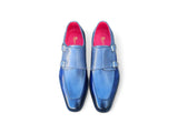 Carrucci Shoes Double Monk Two Tone Loafer