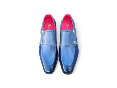 Carrucci Shoes Double Monk Two Tone Loafer