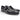 Carrucci Shoes Double Monk Strap Leather Loafer in Black Black Patent #color_ Black Black Patent