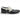 Carrucci Shoes Double Monk Strap Leather Loafer in Black White #color_ Black White
