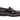 Carrucci Shoes Horse Bit Loafer Lug Sole in Black Red Stitching #color_ Black Red Stitching