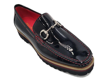 Carrucci Shoes Horse Bit Loafer Lug Sole