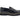 Carrucci Shoes Horse Bit Loafer Lug Sole in Black Beige Edge #color_ Black Beige Edge