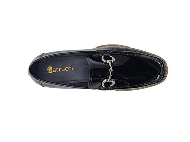 Carrucci Shoes Horse Bit Loafer Lug Sole