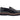Carrucci Shoes Horse Bit Loafer Lug Sole in Black Red Edge #color_ Black Red Edge