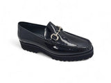 Carrucci Shoes Horse Bit Loafer Lug Sole