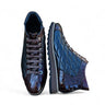 Embossed Alligator High Top in Chestnut #color_ Chestnut