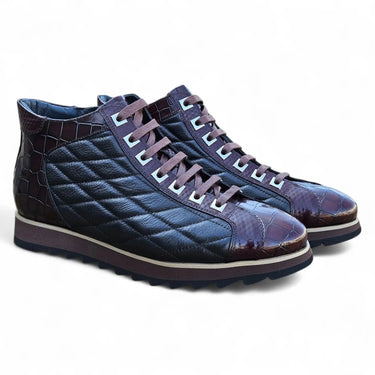 Embossed Alligator High Top