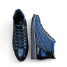 Embossed Alligator High Top in Black #color_ Black
