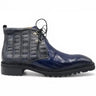 Embossed Chukka Boot Lug Sole in Navy Gray #color_ Navy Gray