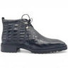 Embossed Chukka Boot Lug Sole in Black #color_ Black