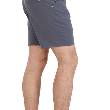 Everyday Stretch Shorts with a Comfortable Built-In Liner - Business Casual Style- Grey