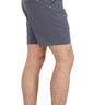Everyday Stretch Shorts with a Comfortable Built-In Liner - Business Casual Style- Grey