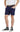 Everyday Stretch Shorts with a Comfortable Built-In Liner- Denim Style- Navy