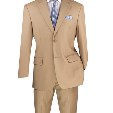 Vinci Light Beige Regular Fit 2 Piece Suit - F-2C900