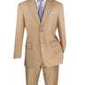 Vinci Light Beige Regular Fit 2 Piece Suit - F-2C900