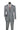 Vinci Medium Gray Regular Fit 2 Piece Suit - F-2C900