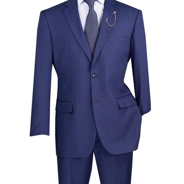 Vinci Patriot Blue Regular Fit 2 Piece Suit - F-2C900