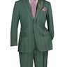 Vinci Forest Green Regular Fit 2 Piece Suit - F-2RW1