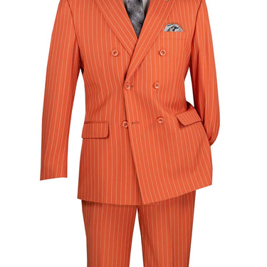 Vinci Canyon Clay Regular Fit Double Breasted Suit - F-DSS