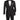 Vinci Black Regular Fit 2 Piece Tuxedo - T-900