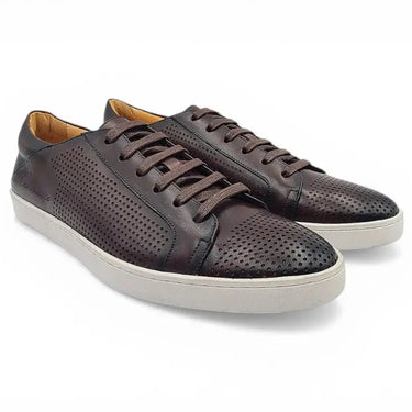 Carrucci Shoes Fashion Lace-up Leather Sneaker