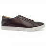 Carrucci Shoes Fashion Lace-up Leather Sneaker in Chestnut