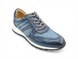 Fashion Sneaker Calfskin with Canvas inlaid