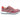 Fashion Sneaker Calfskin with Canvas inlaid in Burgundy