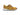 Fashion Sneaker Calfskin with Canvas inlaid in Mustard #color_ Mustard