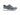 Fashion Sneaker Calfskin with Canvas inlaid in Black #color_ Black