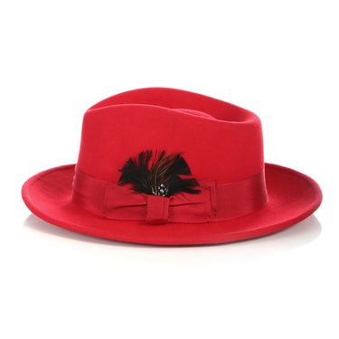 Ferrecci Crushable Wool Fedora Hat Perfect Travel Companion in