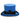 Ferrecci Premium Top Hat in Royal Blue & Black Wool Victorian Elegance in