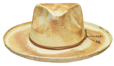 Bruno Capelo Bourbon Wide Brim Straw Fedora