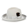 Ferrecci Godfather in Light Grey Australian Wool Felt Homburg