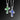 Gemstone Cross Pendant - Emerald in #color_
