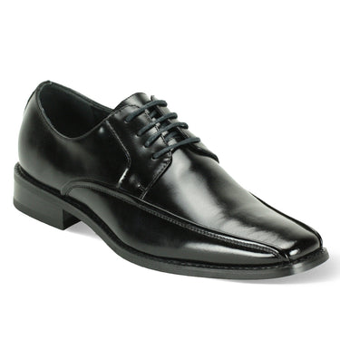 Giorgio Venturi 6214 Leather Oxford Dress Shoes in Black