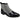 Giovanni Kendrick Leather Button Up Dress Boot in Black & Tweed