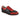 Giovanni Lorenzo Mens Leather Casual Dress Shoe in Black / Red