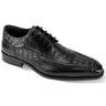 Giovanni Milford Genuine Leather Oxford Dress Shoes in Black #color_ Black