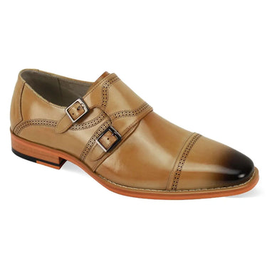Giovanni Noel Double Strap Leather Oxford in Natural